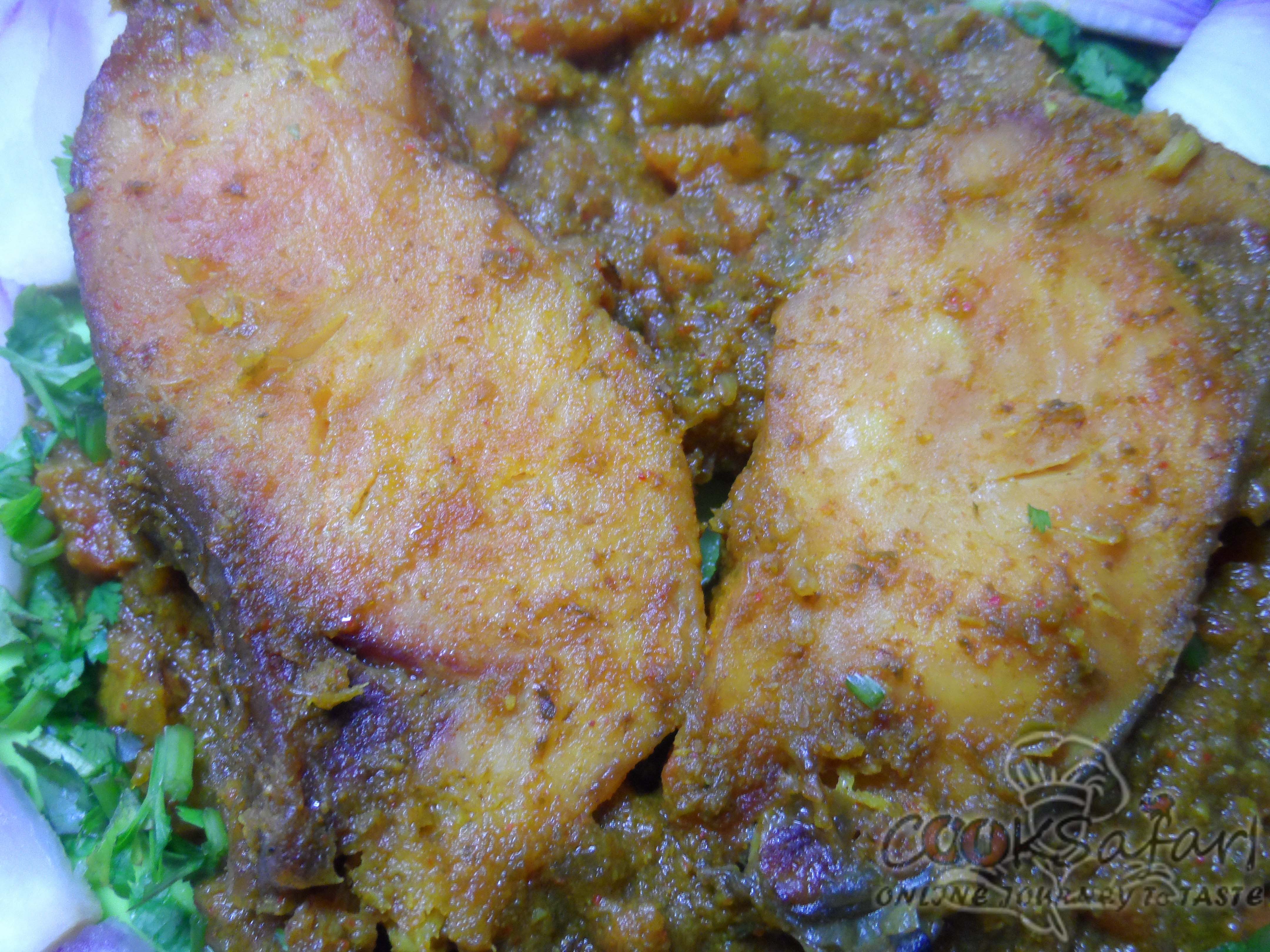 Coriander Tomato Fish Curry (low calorie) Cook Safari